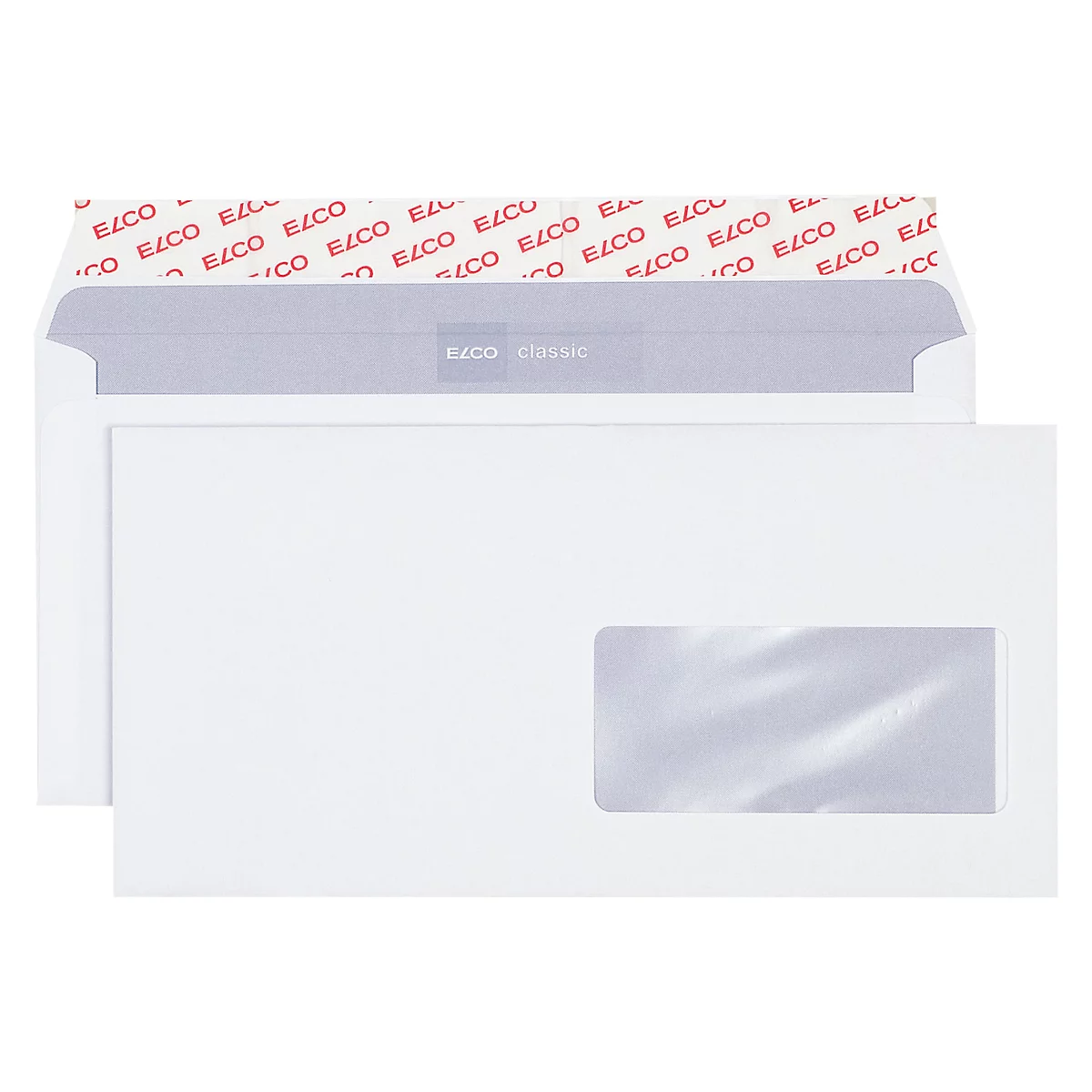 ELCO classic Briefumschläge,DIN lang, 100g, 500St. mit Fenster