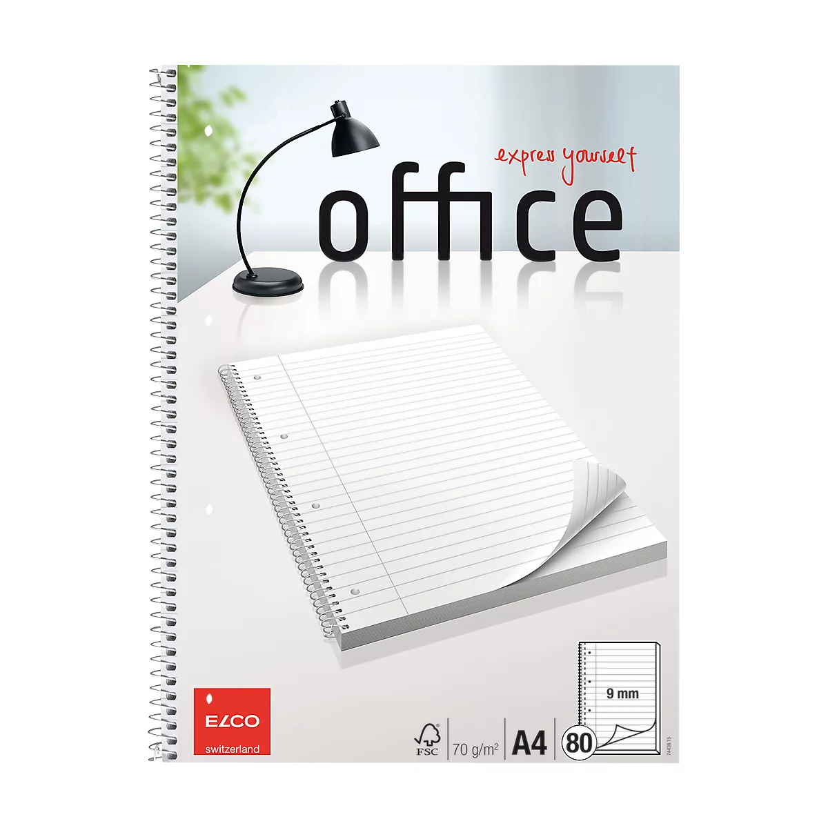 ELCO Collegeblock Office, DIN A4, 9 mm liniert