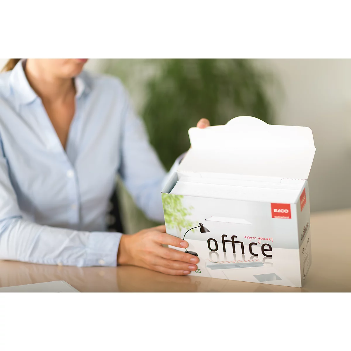 ELCO Office Briefumschläge,DIN C5, m. Fenster rechts, 100 g/m², 100 St.