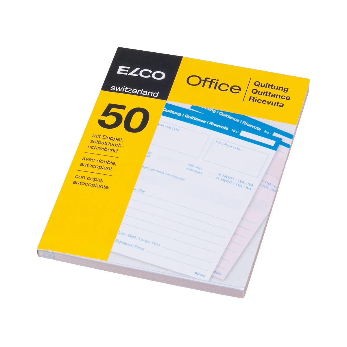 ELCO OFFICE Durchschreibeblöcke, A6, Quittungen