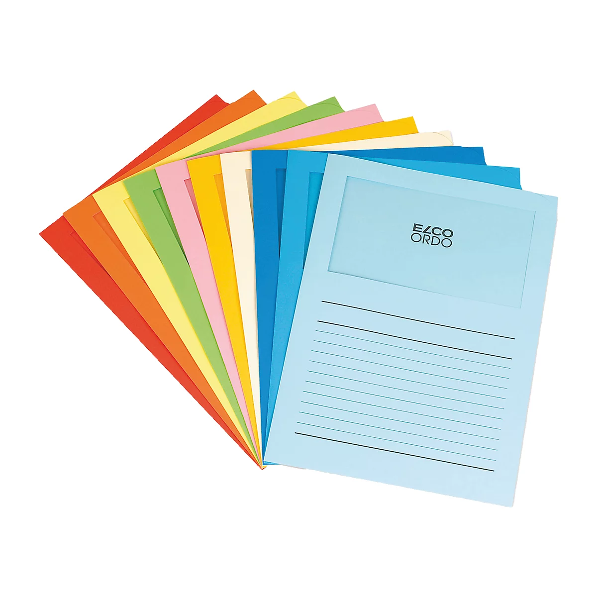 ELCO ORDO MAPPE 100ST FARBSORTIERT 09