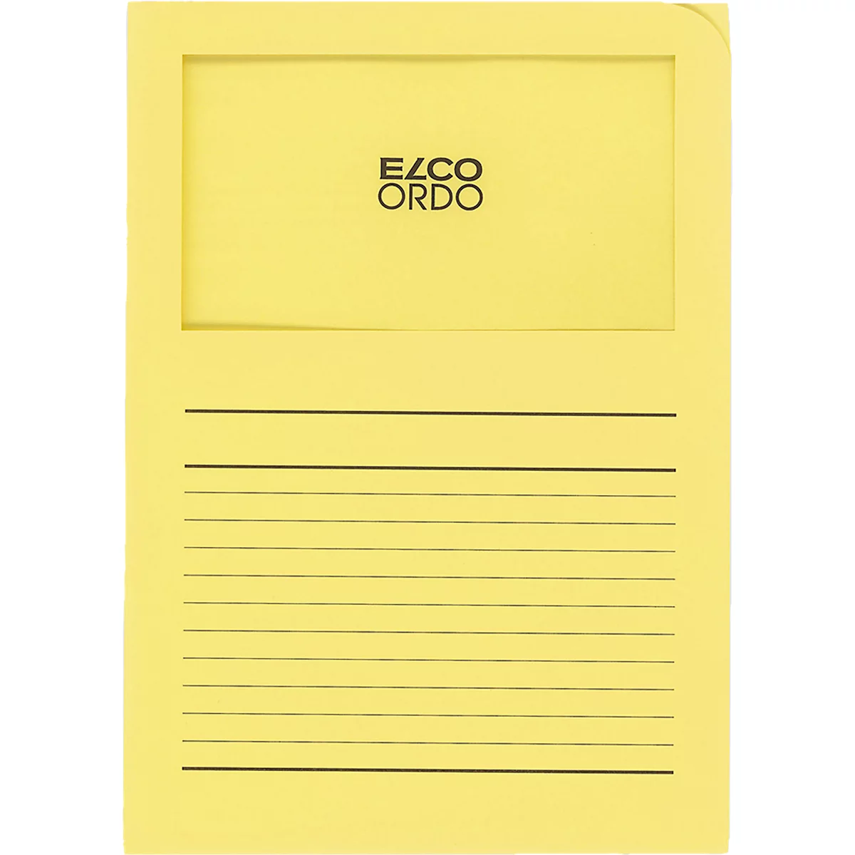 ELCO ORDO MAPPE 100ST PASTELLGELB 71