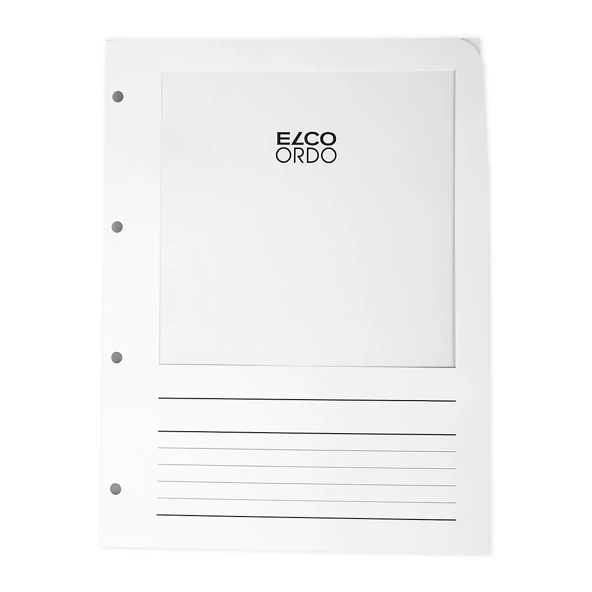Elco Ordo Vista Zeigetasche A4, weiss, 100 Stück