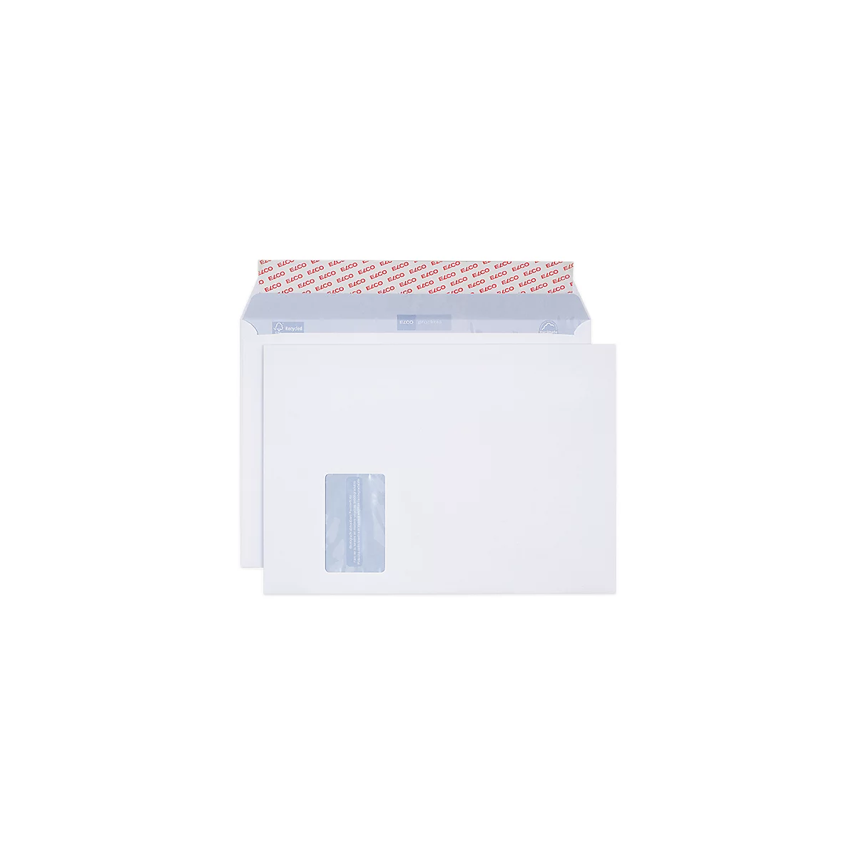 Deux enveloppes blanches, dont une ouverte, avec une fenêtre. Texte rouge sur l'enveloppe : 0078 0078.