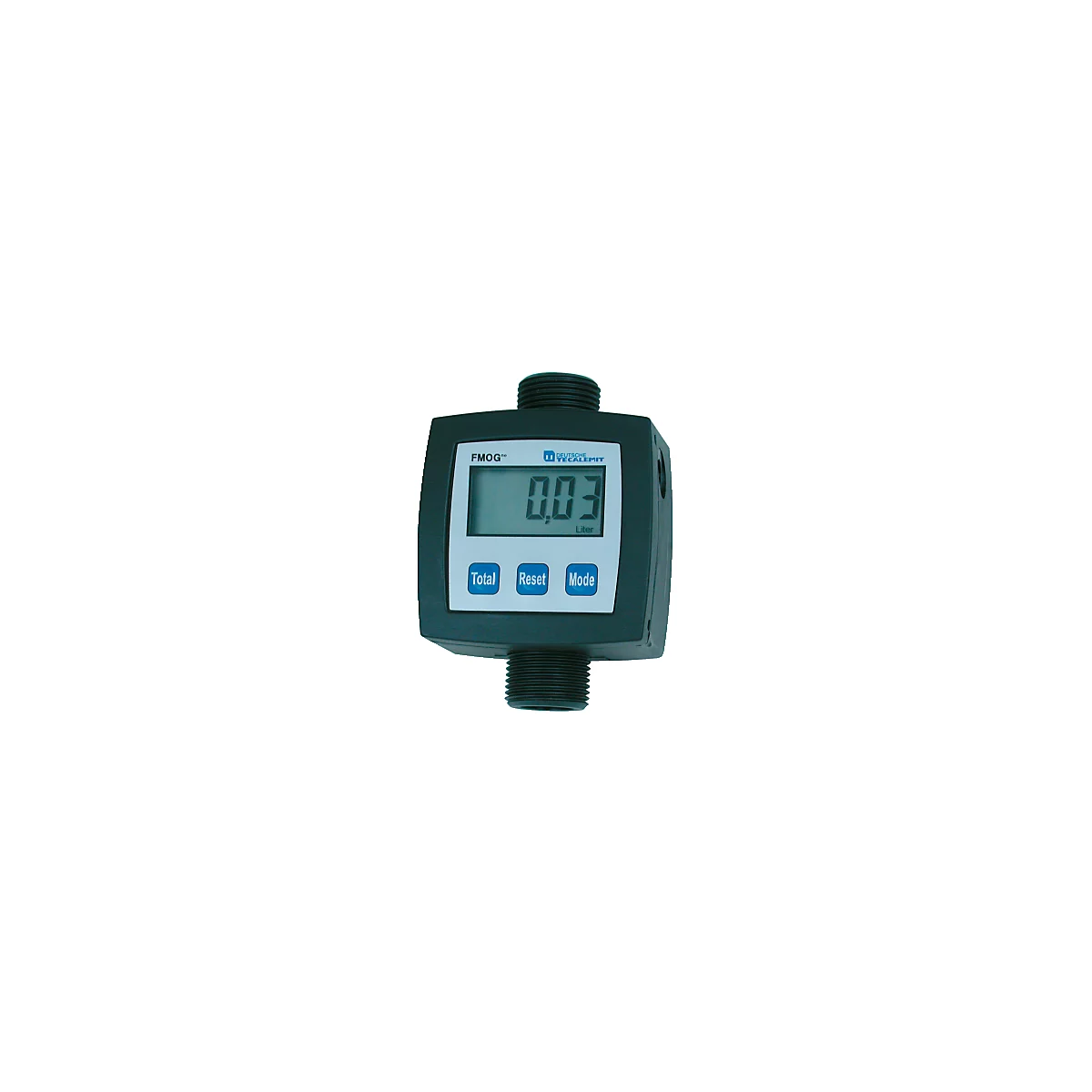 Elektrischer Durchflusszähler FMOGne für CEMO CUBE AdBlue®-Tankanlagen, 2 x 100 Impulse/l, kalibrierbar