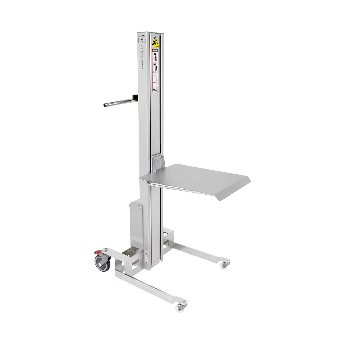 Elektronische lift WP70, draagvermogen 70 kg, rvs