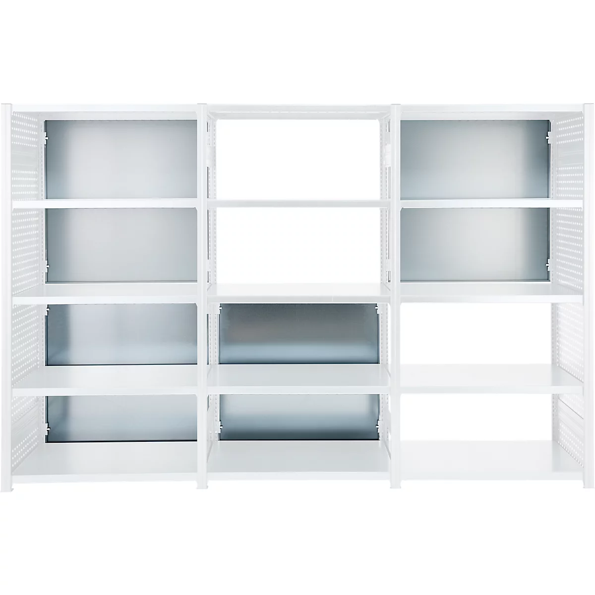 Elément arrière pour élément de base/élément complémentaire ORDO Industry, multifonctionnel, magnétique, L 950 x H 1000 mm, acier galvanisé