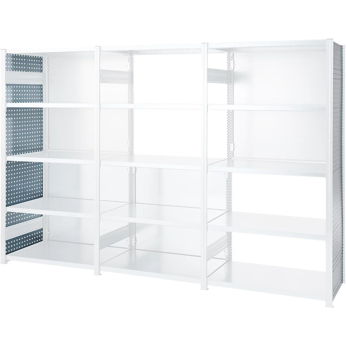 Elément arrière pour élément de base/élément complémentaire ORDO Industry, multifonctionnel, magnétique, L 950 x H 1000 mm, acier galvanisé