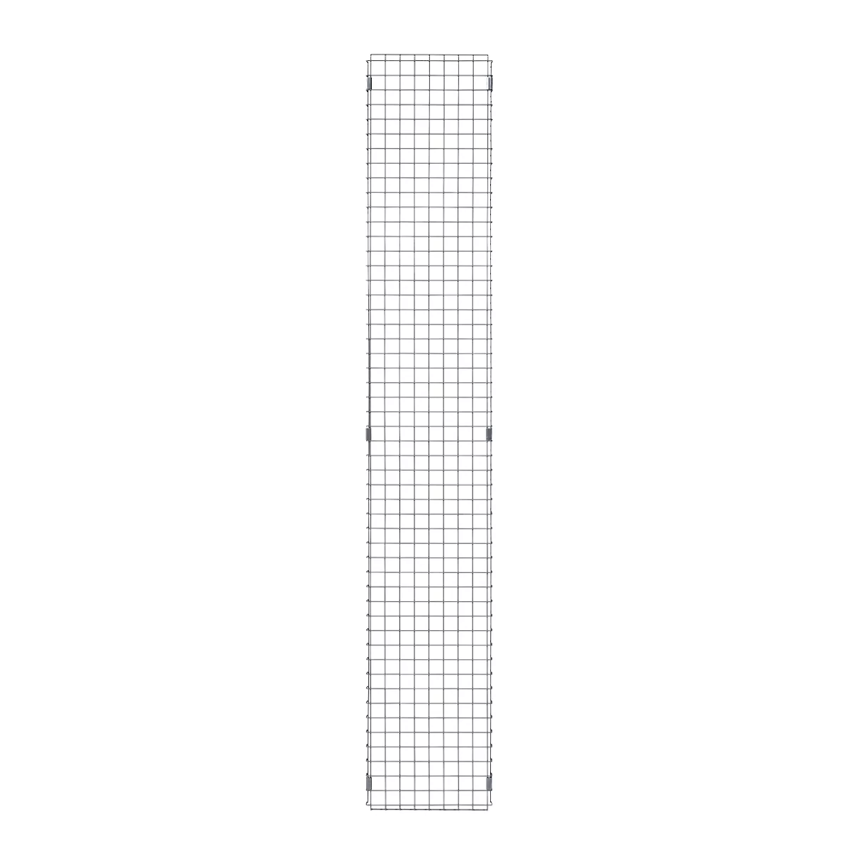 Élément de grille, en acier, l. 350 x H 2086 mm, argent clair