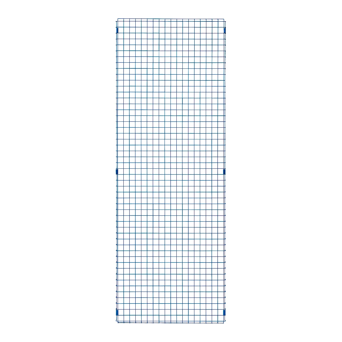 Élément de grille, en acier, l. 750 x H 2086 mm, bleu
