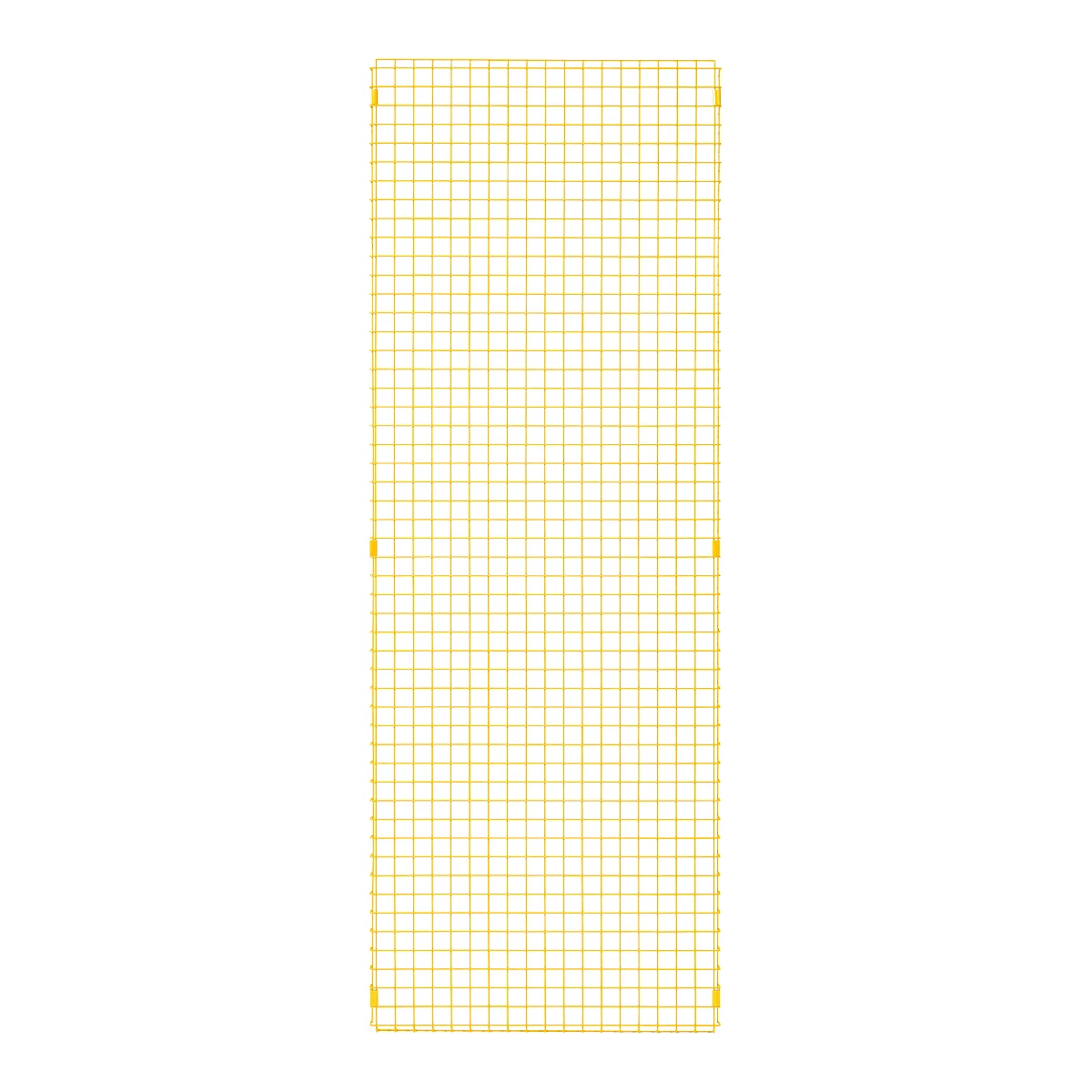Élément de grille, en acier, l. 750 x H 2086 mm, jaune
