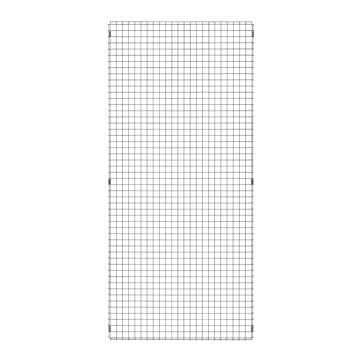 Élément de grille, en acier, l. 950 x H 2086 mm, argent clair