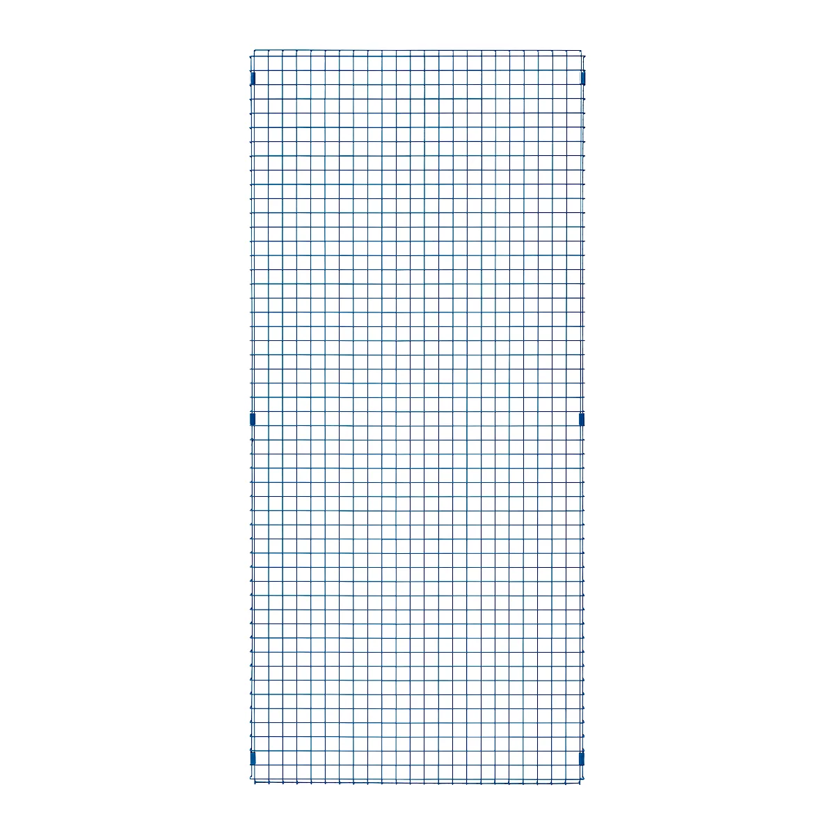 Élément de grille, en acier, l. 950 x H 2086 mm, bleu