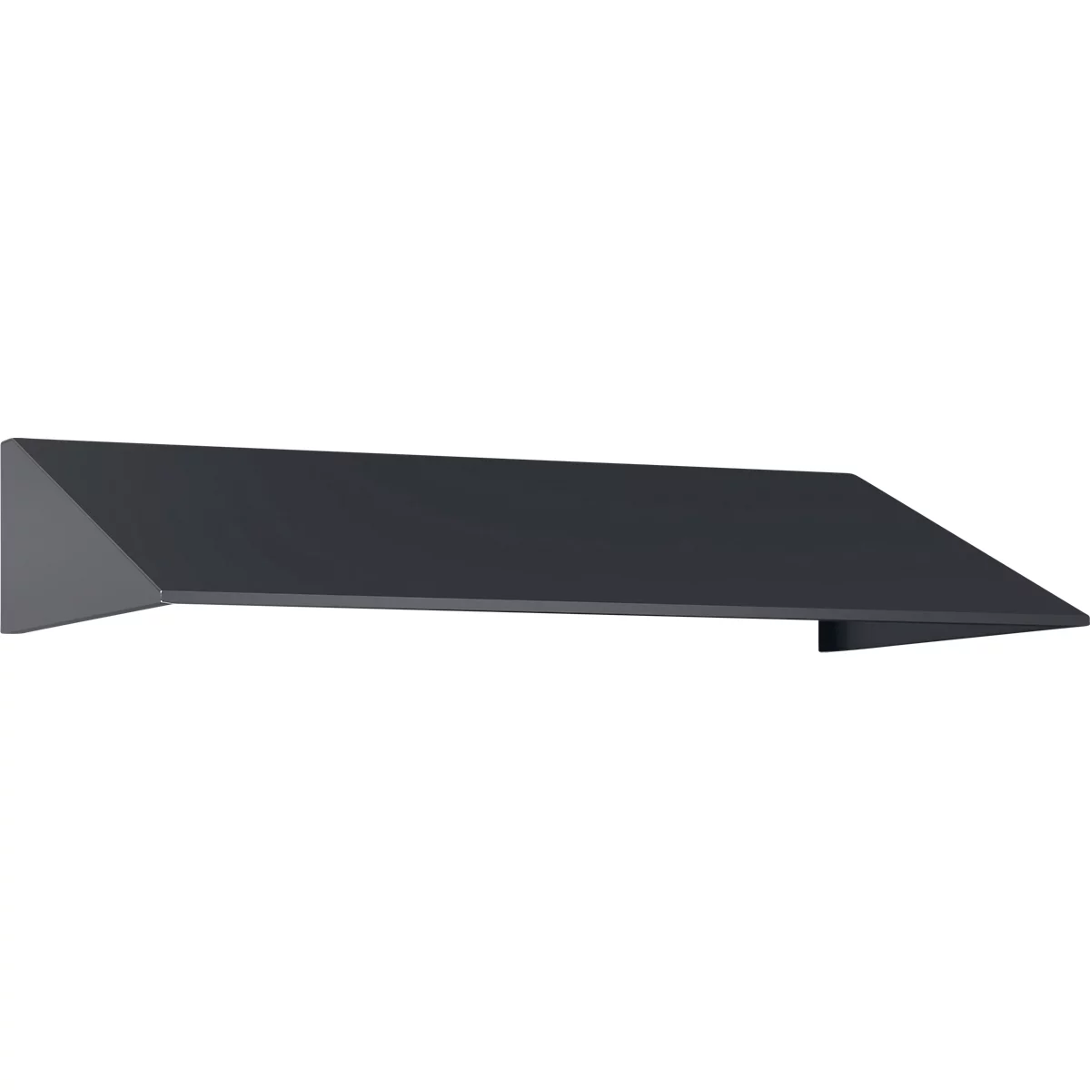 Elément de toit incliné pour armoire à casiers Resisto de C+P, inclinaison de 26°, L 1148 x P 640 x H 230 mm, acier, gris anthracite RAL 7016