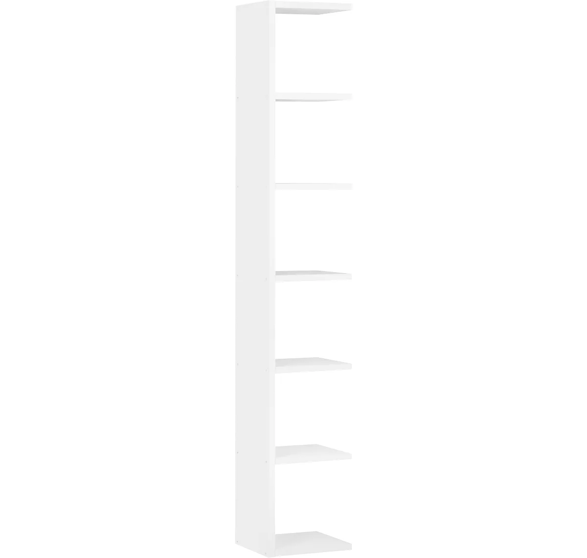 Elemento de ampliación Pombal, para armario abierto Pombal, ancho 400 x 370 x alto 2240 mm, blanco