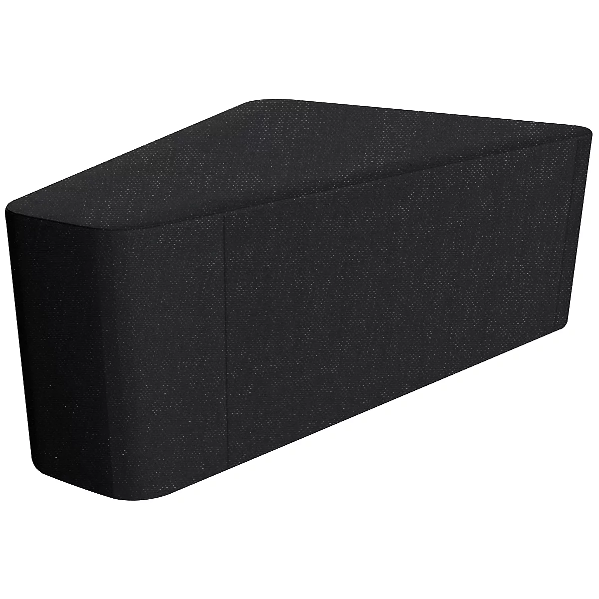 Elemento triangular Wall In, negro