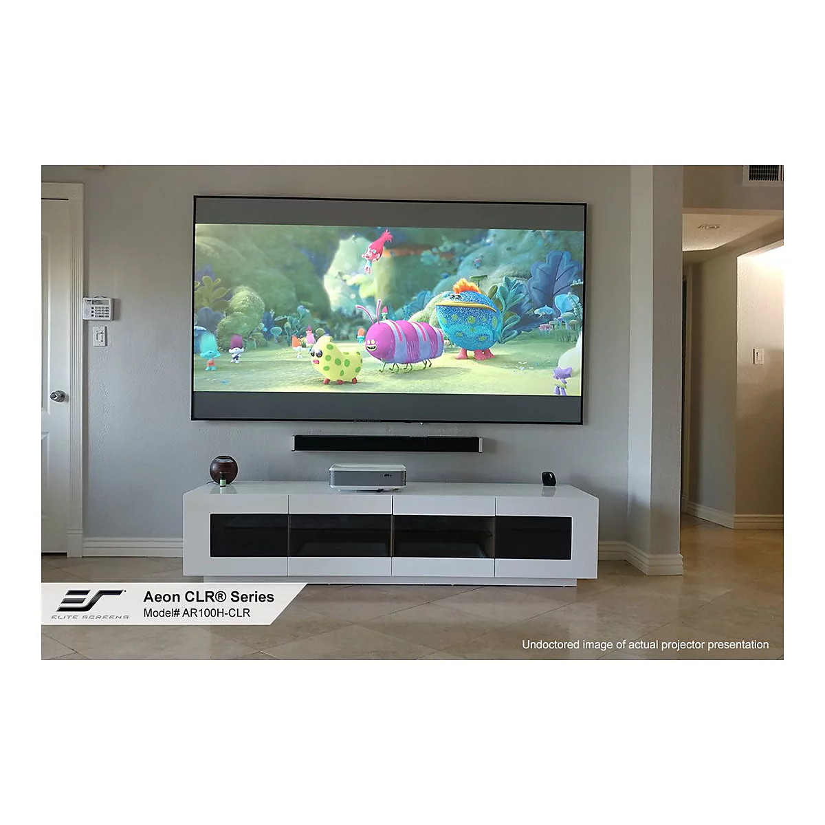 Elite Screens Aeon Series AR100WH2 - Leinwand - geeignet für Wandmontage - 254 cm (100') - 16:9 - CineWhite