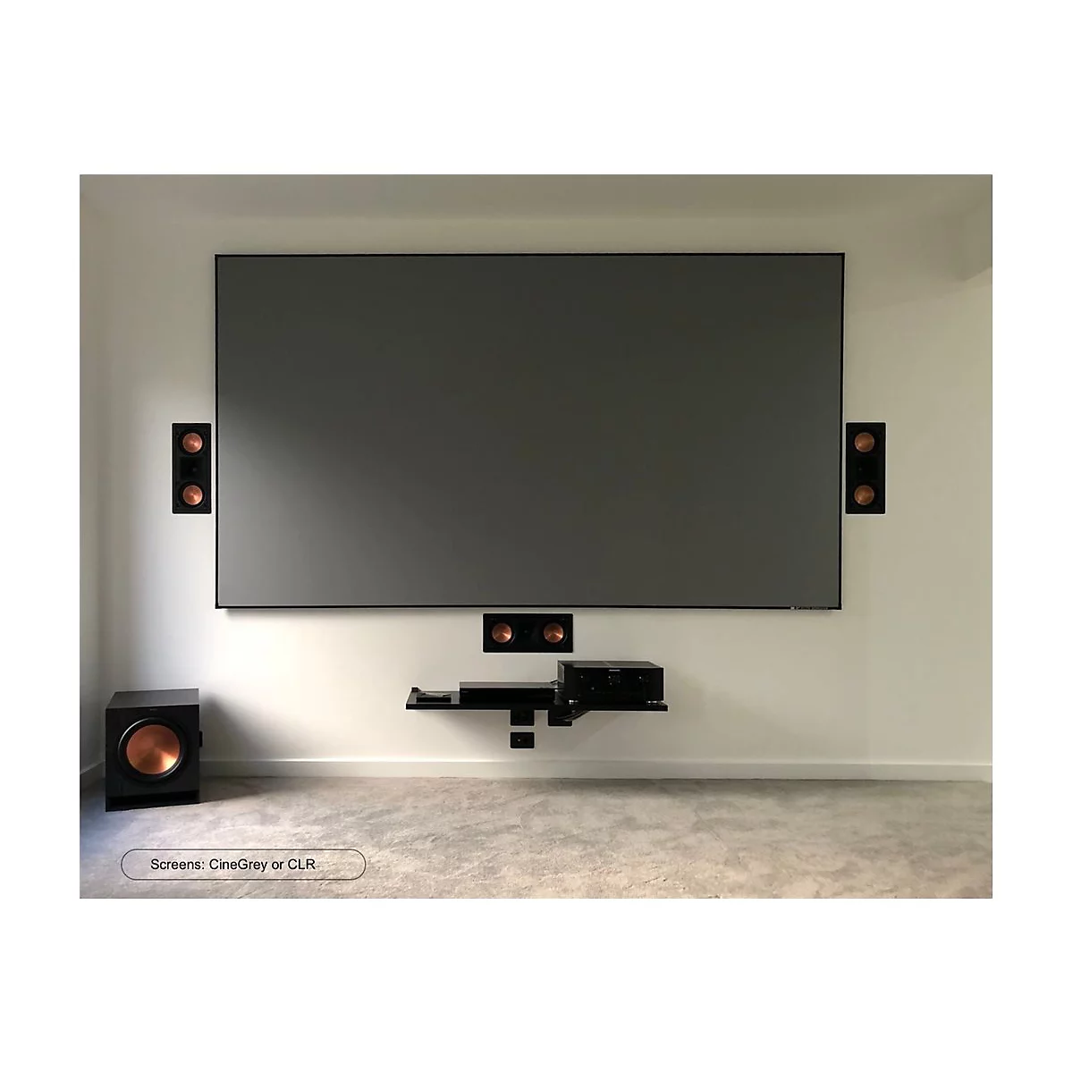 Elite Screens Aeon Series AR100WH2 - Leinwand - geeignet für Wandmontage - 254 cm (100') - 16:9 - CineWhite