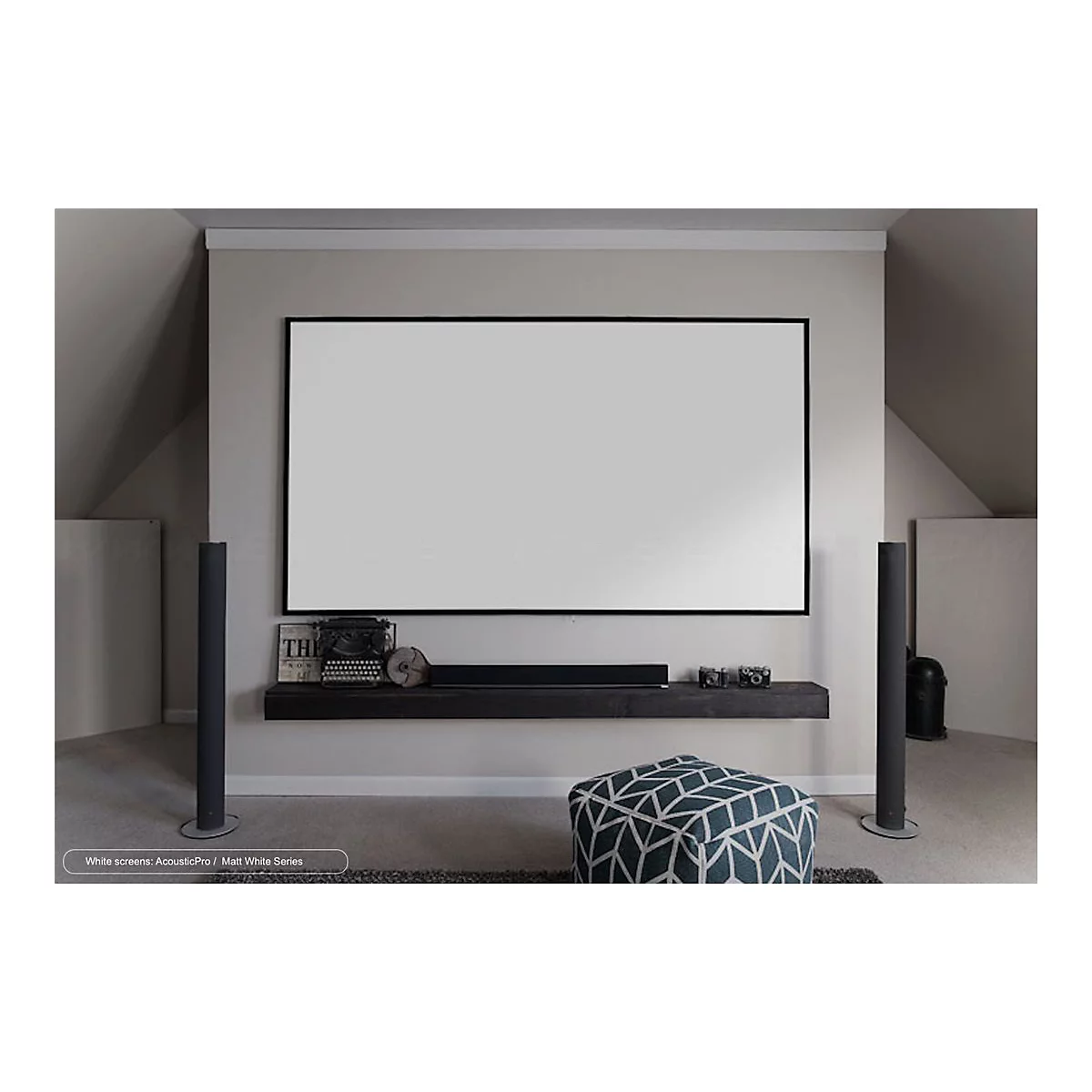 Elite Screens Aeon Series AR100WH2 - Leinwand - geeignet für Wandmontage - 254 cm (100') - 16:9 - CineWhite