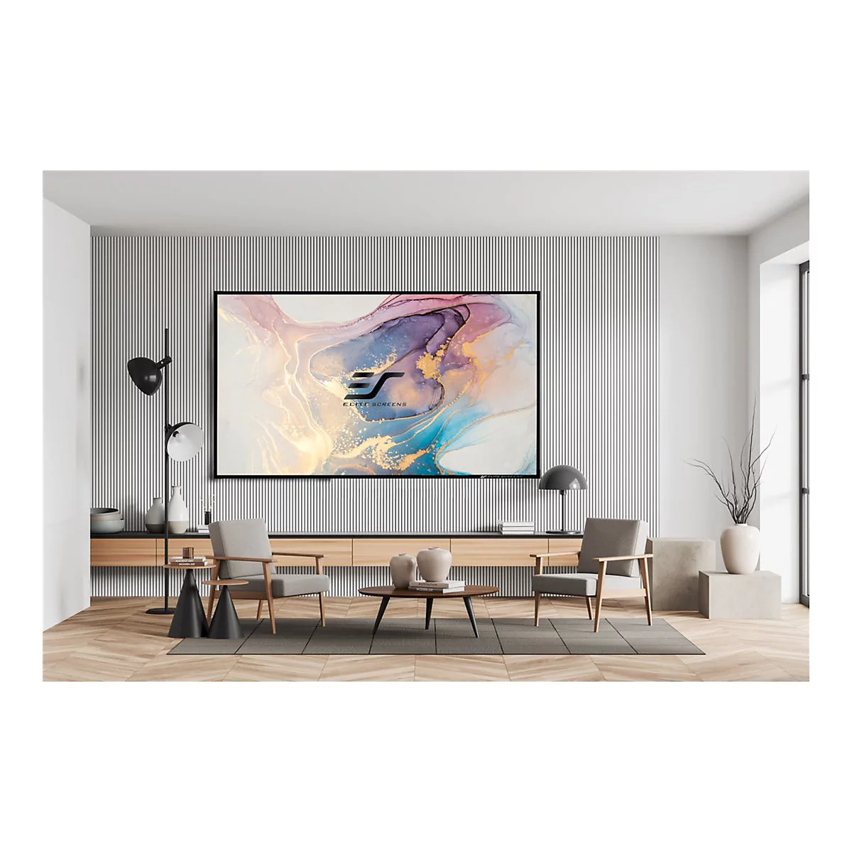 Elite Screens Aeon Series AR100WH2 - Leinwand - geeignet für Wandmontage - 254 cm (100') - 16:9 - CineWhite