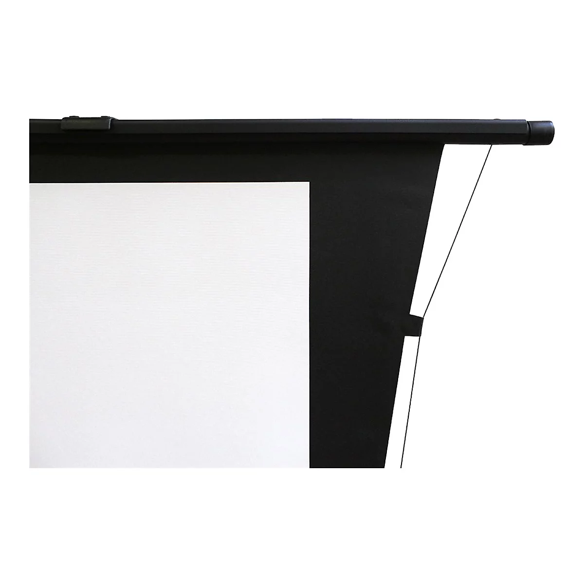 Elite Screens ezCinema Tab-Tension Series - Projektionsschirm mit Bodenständer - bodenstehend - 203 cm (80') - 16:9 - Matte White, MaxWhite 2