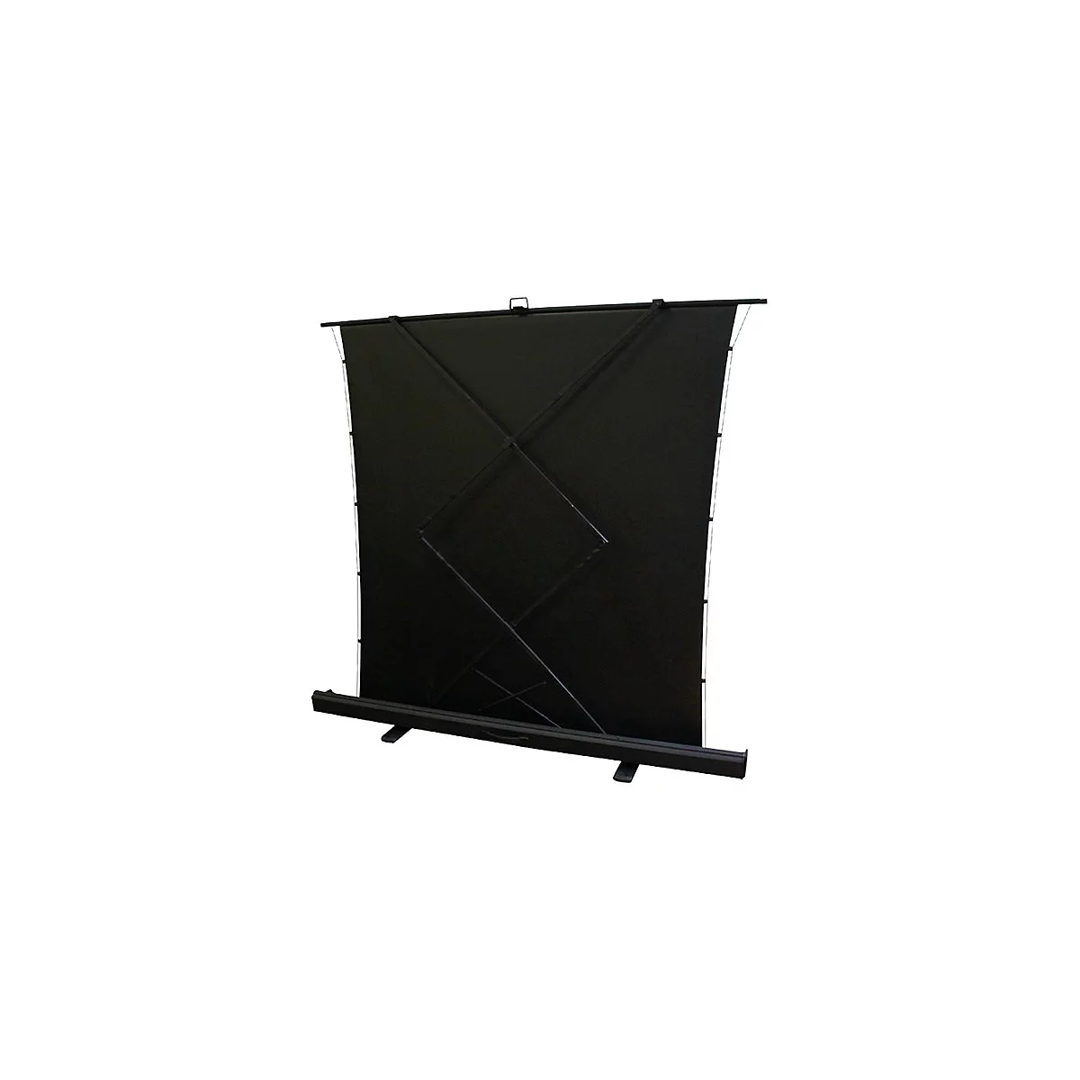 Elite Screens ezCinema Tab-Tension Series - Projektionsschirm mit Bodenständer - bodenstehend - 203 cm (80') - 16:9 - Matte White, MaxWhite 2