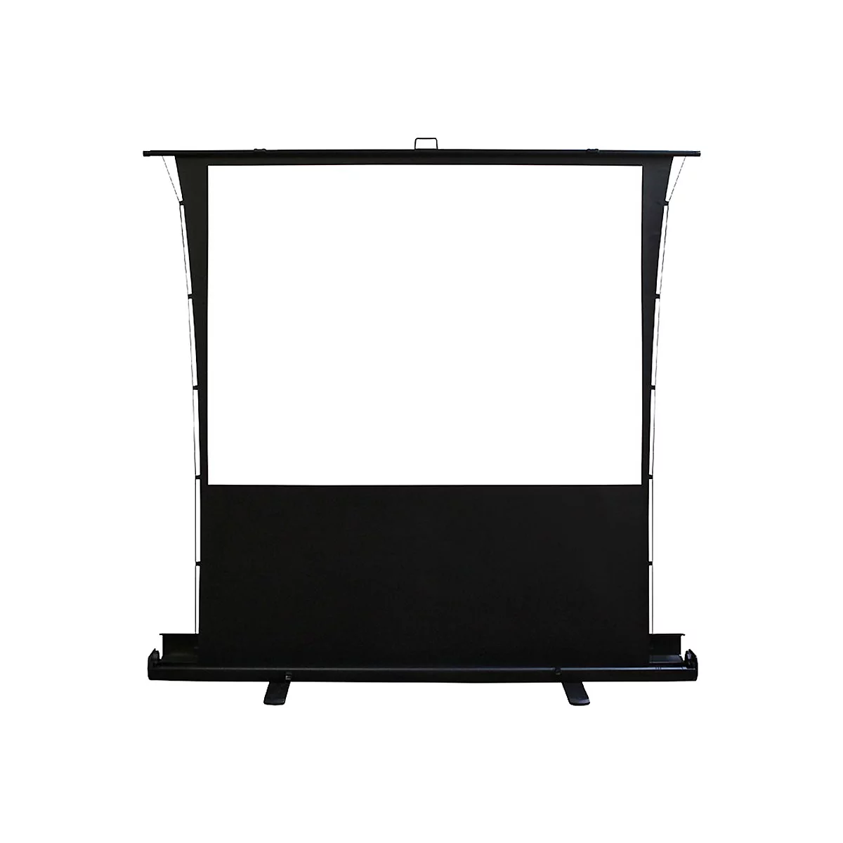 Elite Screens ezCinema Tab-Tension Series - Projektionsschirm mit Bodenständer - bodenstehend - 234 cm (92') - 16:9 - Matte White, MaxWhite 2