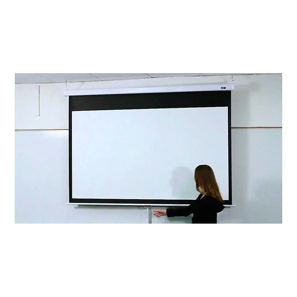 Elite Screens Manual Series M100XWH - Leinwand - 254 cm (100') - 16:9 - Matte White
