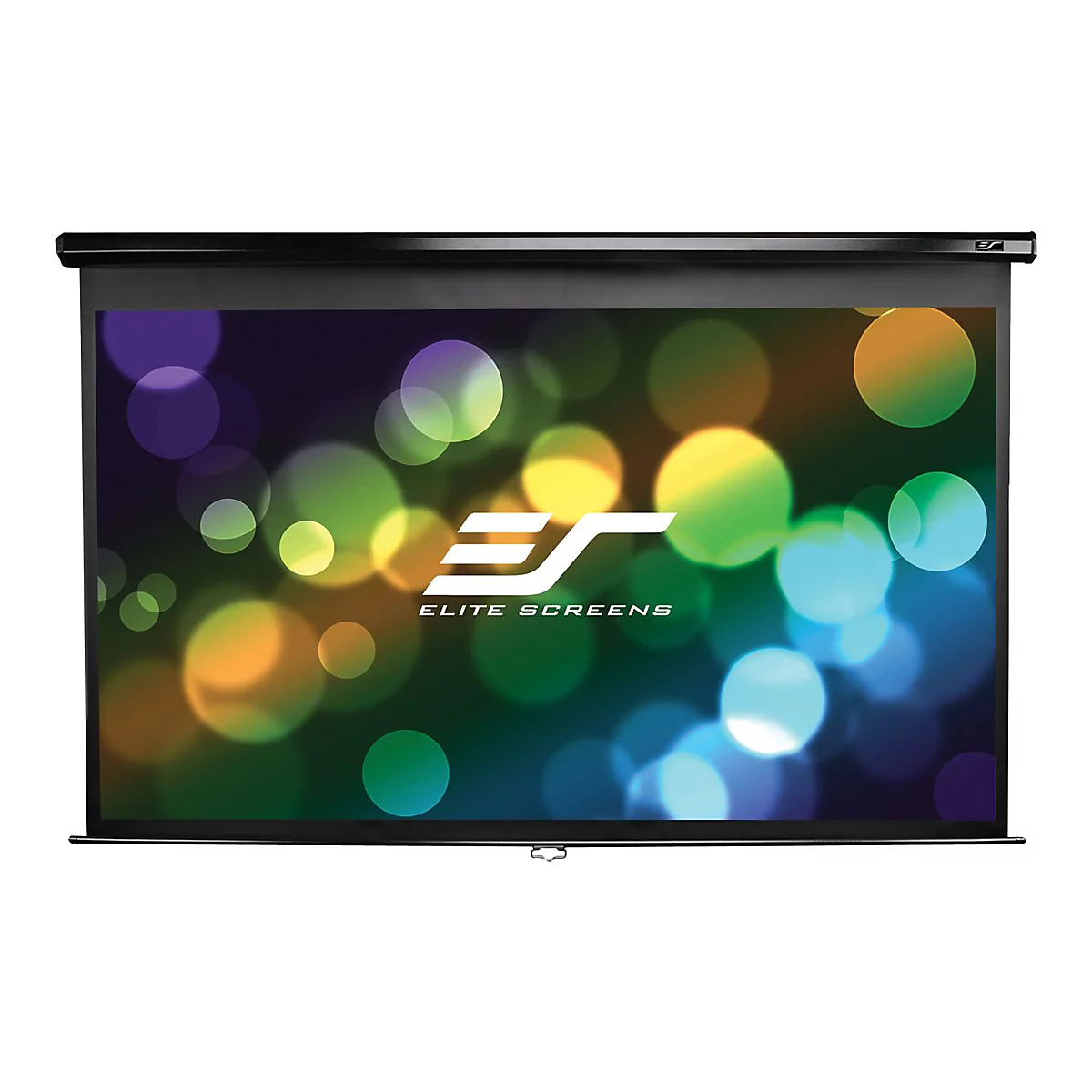 Elite Screens Manual Series M84UWH - Leinwand - 213 cm (84') - 16:9 - Matte White - Schwarz