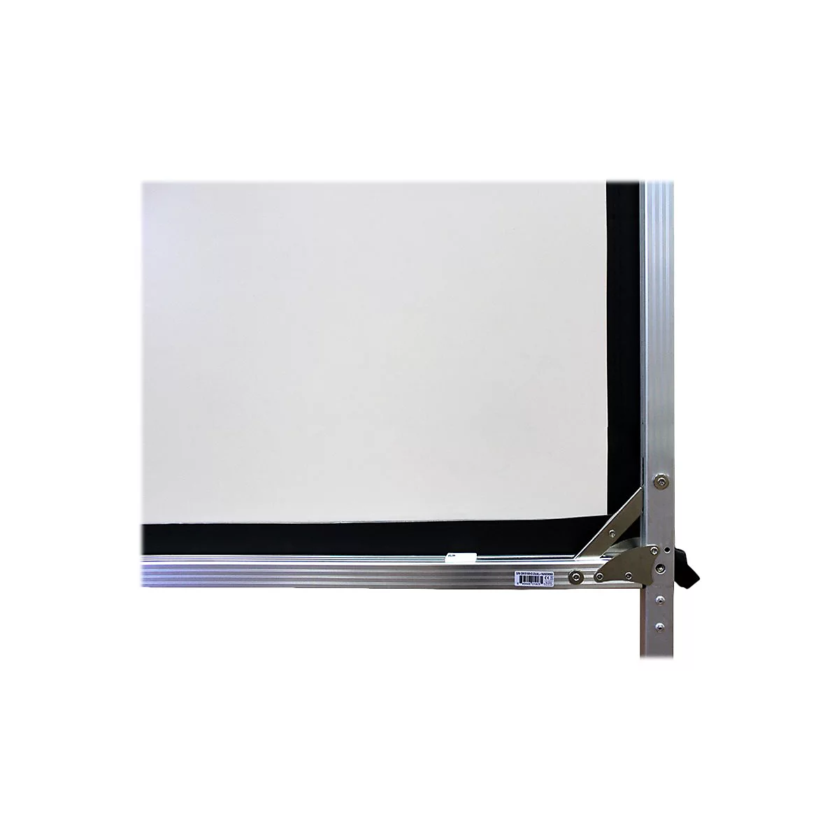 Elite Screens Yard Master 2 Series OMS120H2-DUAL - Projektionsschirm mit Beinen - 305 cm (120') - 16:9 - Wraith Veil Dual - Black Trim, silber Rahmen