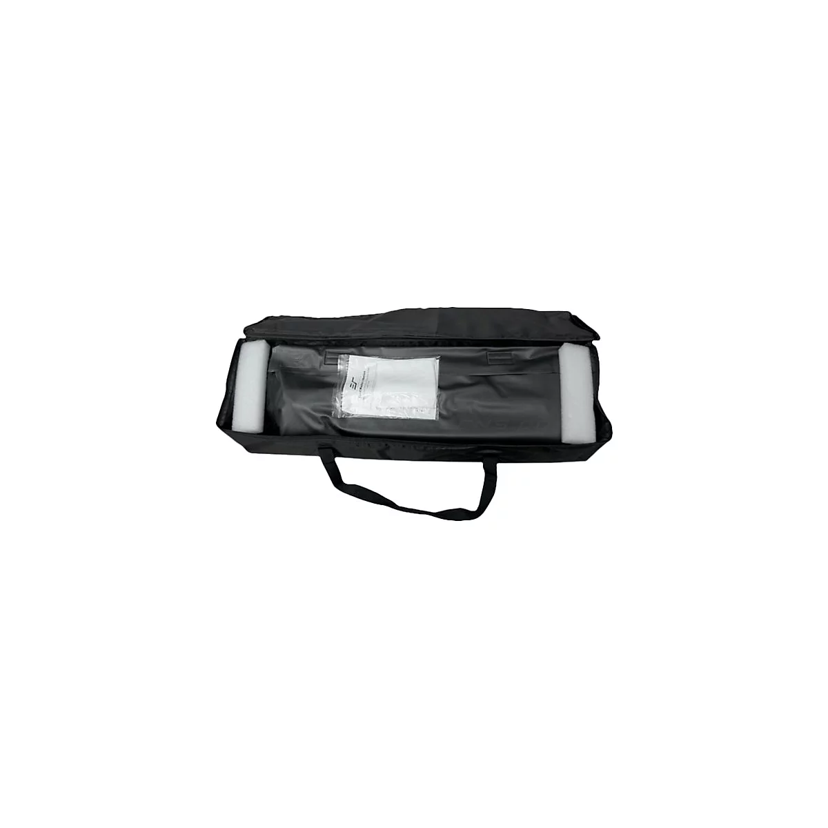 Elite Screens Yard Master 2 Series OMS120H2-DUAL - Projektionsschirm mit Beinen - 305 cm (120') - 16:9 - Wraith Veil Dual - Black Trim, silber Rahmen