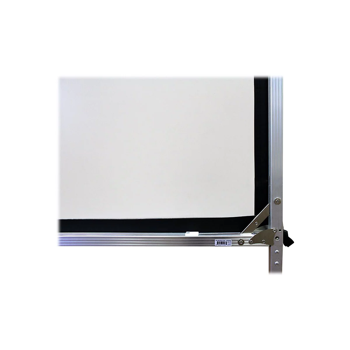 Elite Screens Yard Master 2 Series OMS180H2-DUAL - Projektionsschirm mit Beinen - 457 cm (180') - 16:9 - Wraith Veil Dual - Black Trim, silber Rahmen