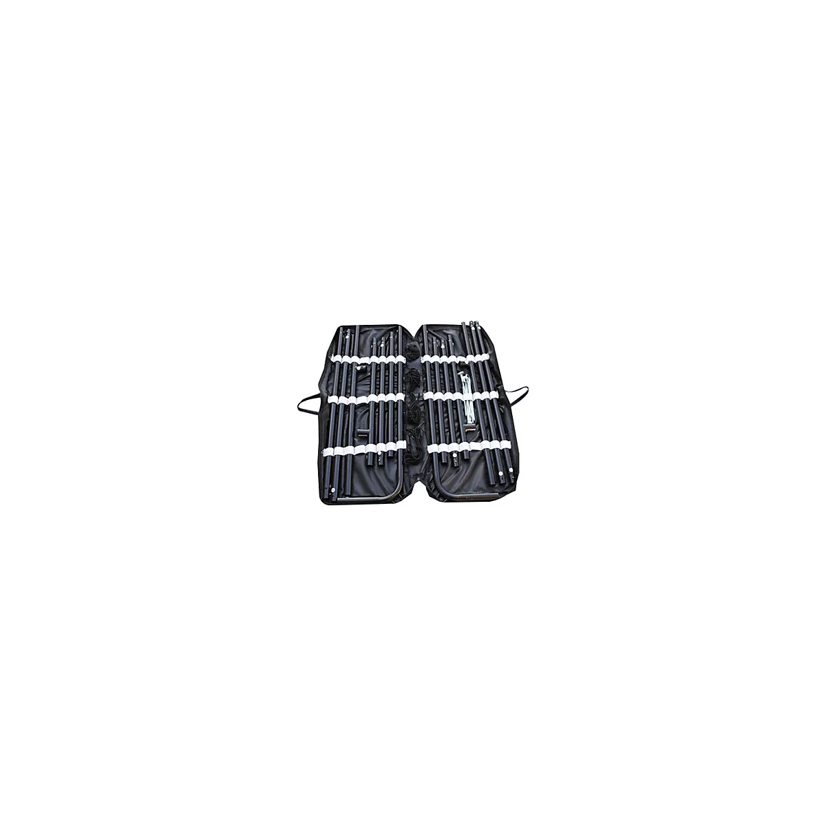 Elite Screens Yard Master 2 Series OMS180H2-DUAL - Projektionsschirm mit Beinen - 457 cm (180') - 16:9 - Wraith Veil Dual - Black Trim, silber Rahmen