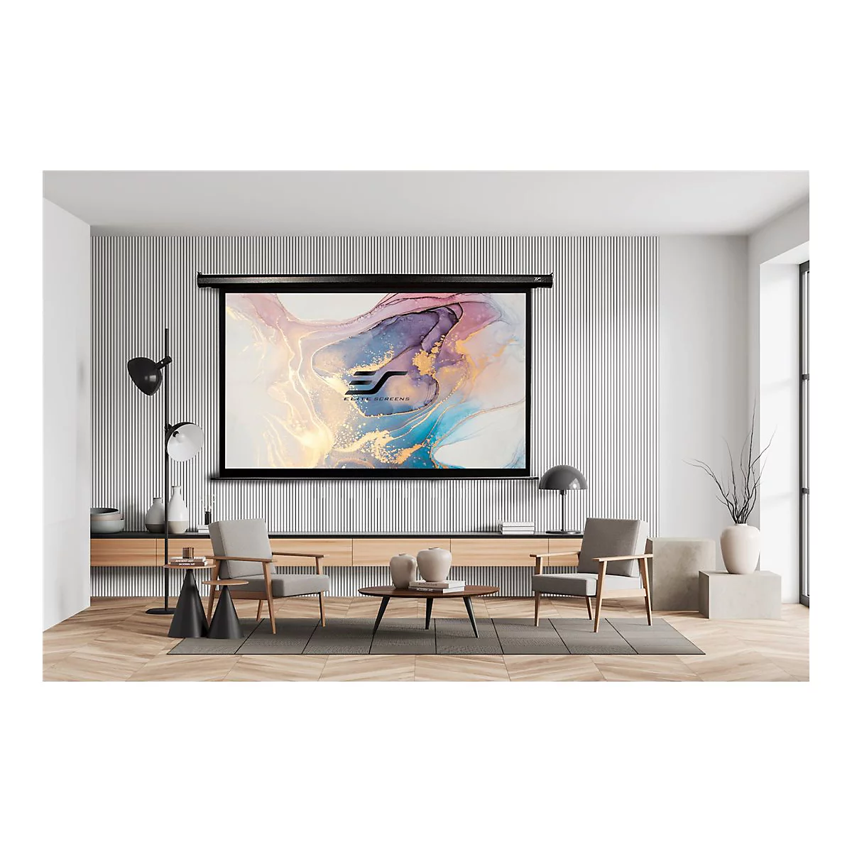 Elite Spectrum Series Electric100H - Leinwand - Deckenmontage möglich, geeignet für Wandmontage - motorisiert - 254 cm (100') - 16:9