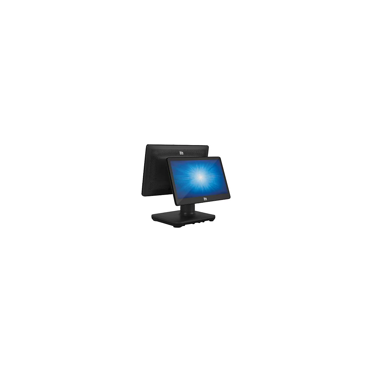 EloPOS System i3 - Standfuß mit I/O-Hub - All-in-One (Komplettlösung) - 1 x Core i3 8100T / 3.1 GHz - RAM 4 GB - SSD 128 GB