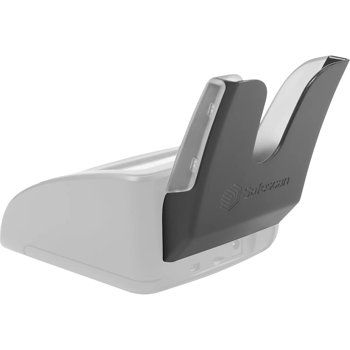 Empileur de billets Safescan® RS-100, adapté au détecteur de faux billets 155-S, recueille jusqu'à 10 billets vérifiés, amovible