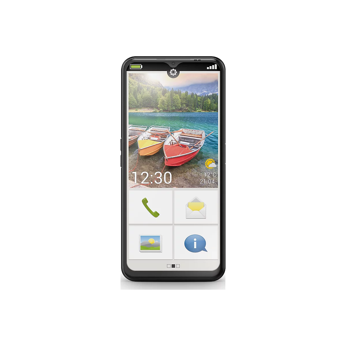 Emporia ME6 - 5G Smartphone - RAM 6 GB / Interner Speicher 128 GB - microSD slot - LCD-Anzeige - 6.58'