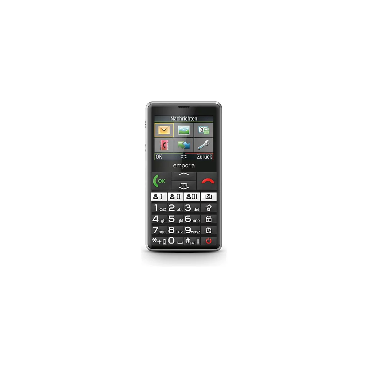 emporiaPURE LTE - Feature Phone - RAM 64 MB / Interner Speicher 128 MB - microSD slot - LCD-Anzeige - 320 x 240 Pixel
