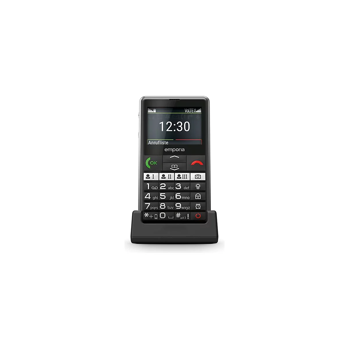 emporiaPURE LTE - Feature Phone - RAM 64 MB / Interner Speicher 128 MB - microSD slot - LCD-Anzeige - 320 x 240 Pixel
