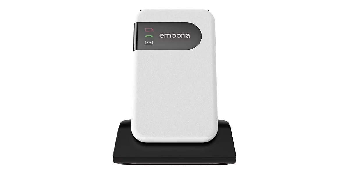 emporiaSIMPLICITYglam - Feature Phone - RAM 32 MB / Interner Speicher 64 MB - 320 x 240 Pixel - weiß