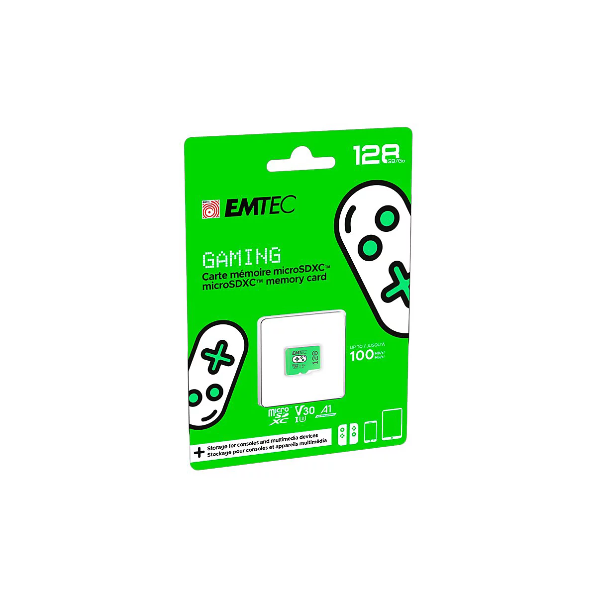 EMTEC Gaming - Flash-Speicherkarte - 128 GB - microSDXC UHS-I