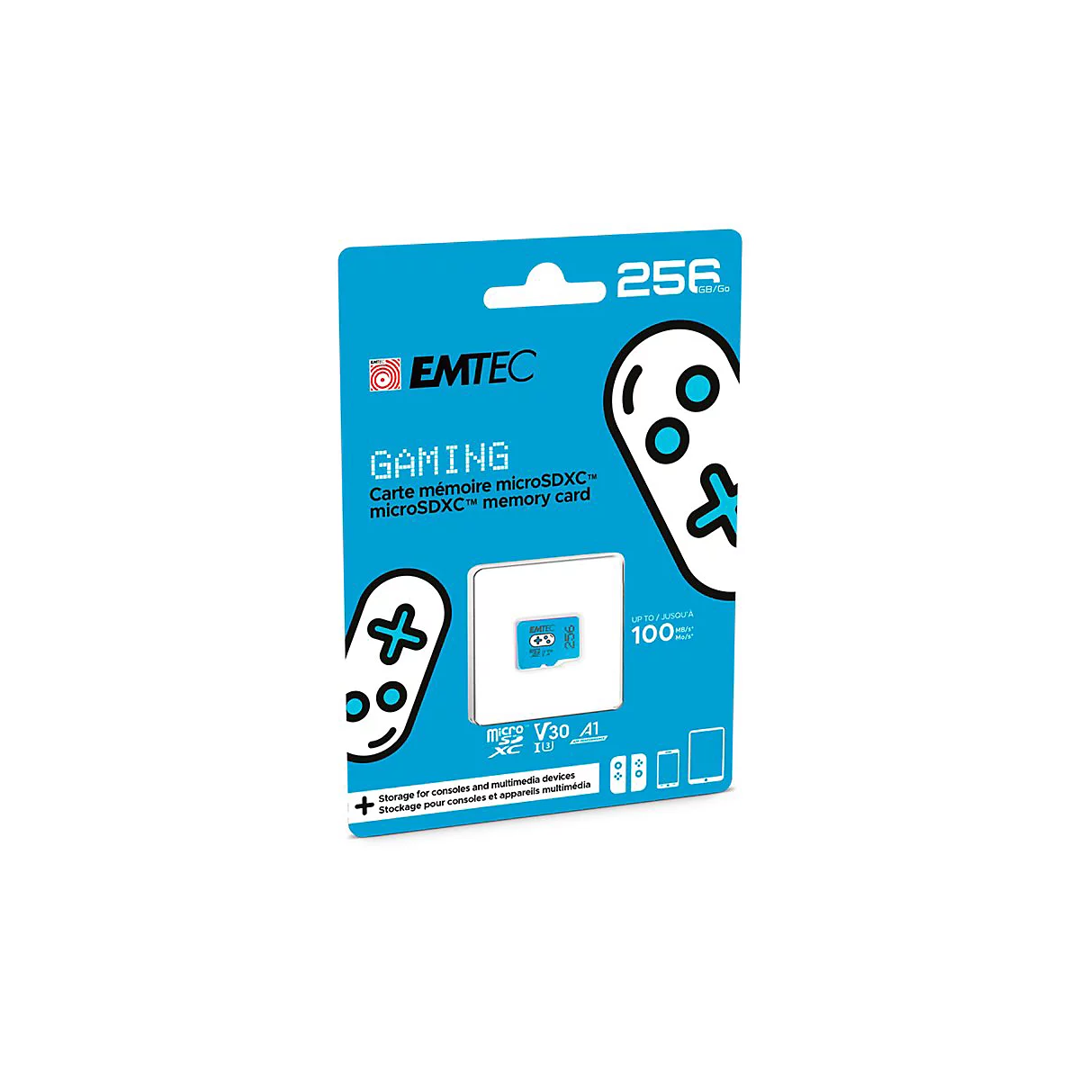 EMTEC Gaming - Flash-Speicherkarte - 256 GB - microSDXC UHS-I