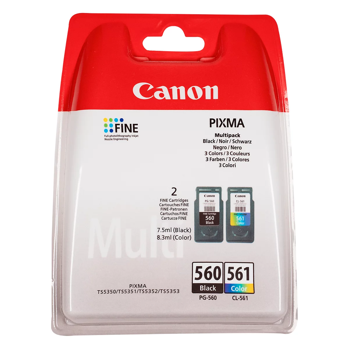 Encre Canon PG-560/CL561 Multipack