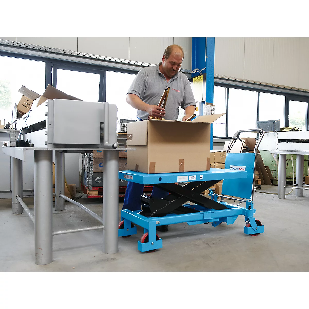 Engin de levage à ciseaux, capacité de charge 1000 kg