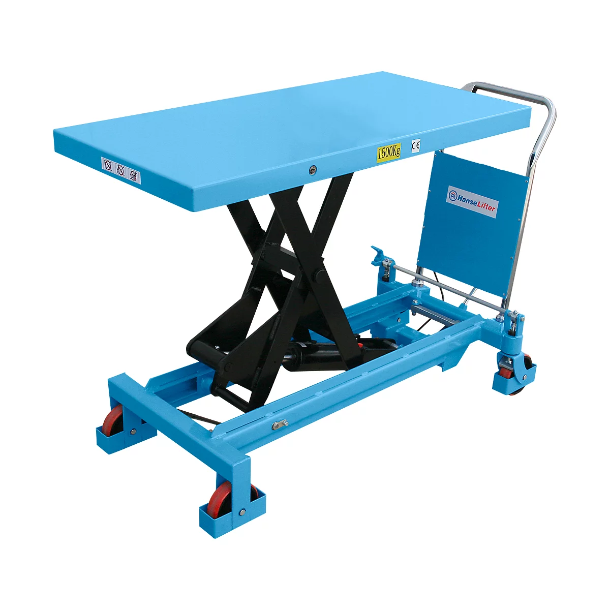 Engin de levage à ciseaux, capacité de charge 1500 kg