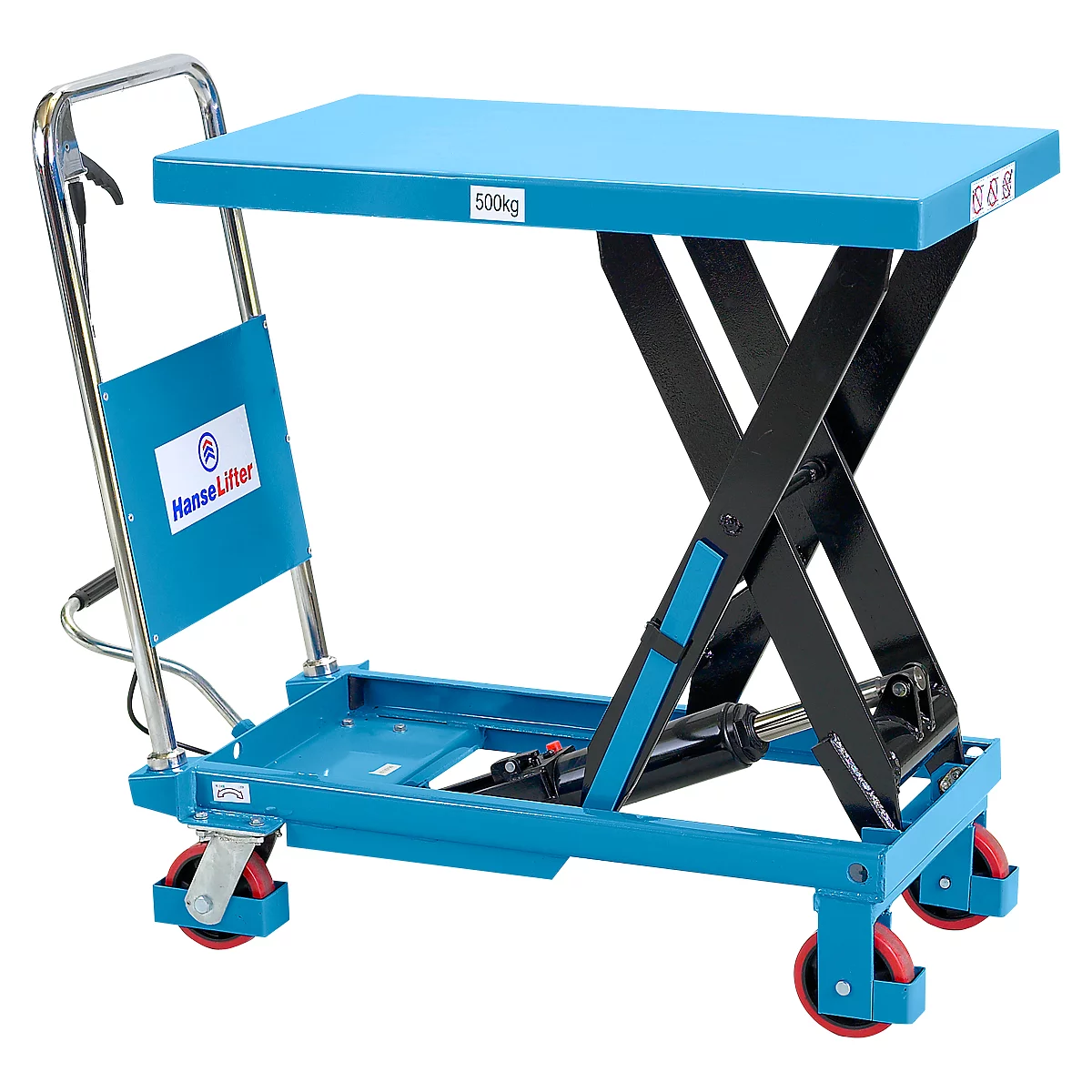 Engin de levage à ciseaux, capacité de charge 500 kg