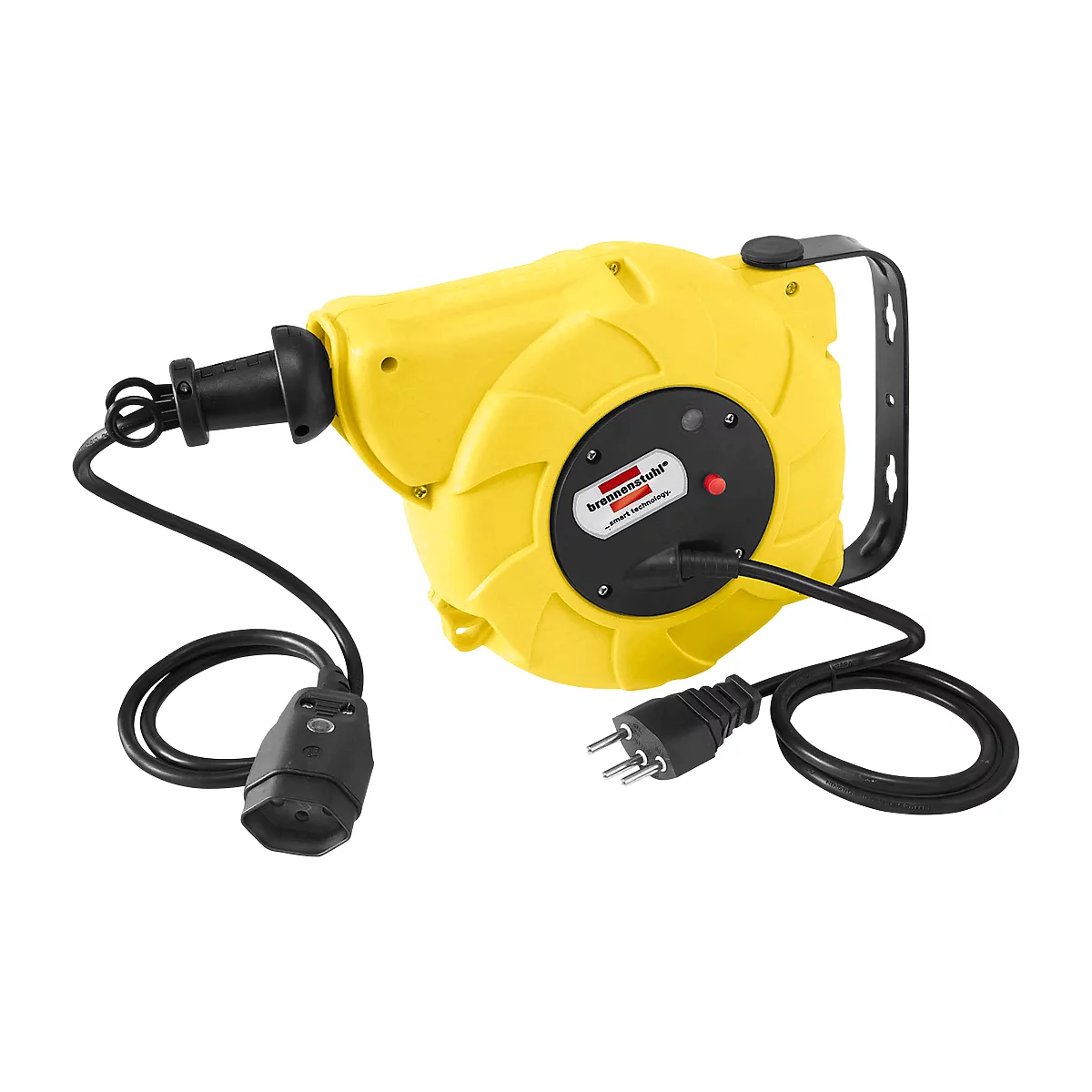 Enrouleur de câble automatique EF, 10 m + 1,5 m, jaune