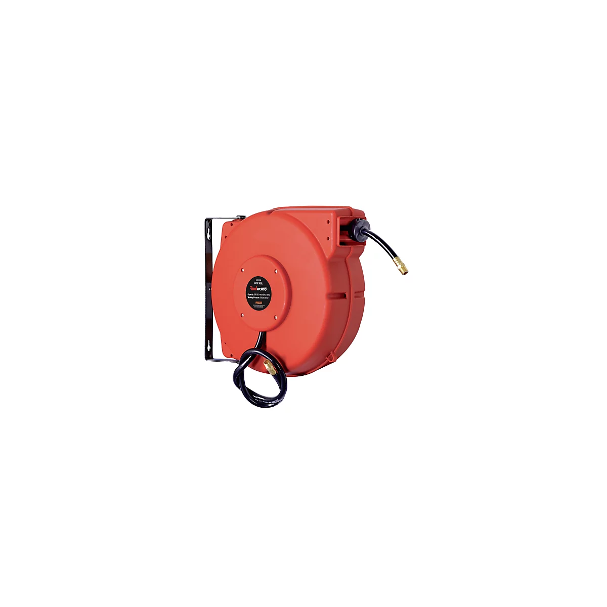 Enrouleur de tuyau CEMO, plastique, pour air comprimé, fermé, max. 20 bar, longueur de tuyau 15m, L 500 x P 420 x H 210 mm