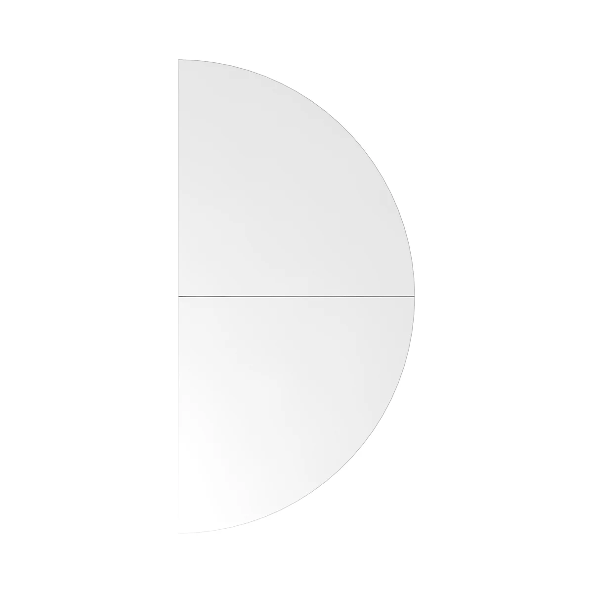 Ensemble pour table d'extension ULM, avec pied, l. 1600 x P 800 x H 650 - 850 mm, blanc