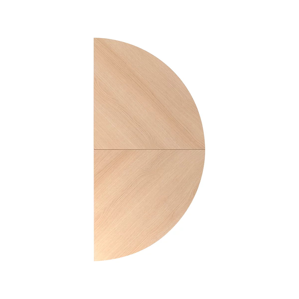 Ensemble pour table d'extension ULM, avec pied, l. 1600 x P 800 x H 650 - 850 mm, coloris chêne